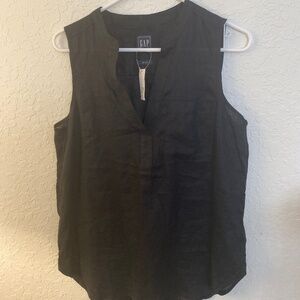NWT GAP Linen Popover Tank S